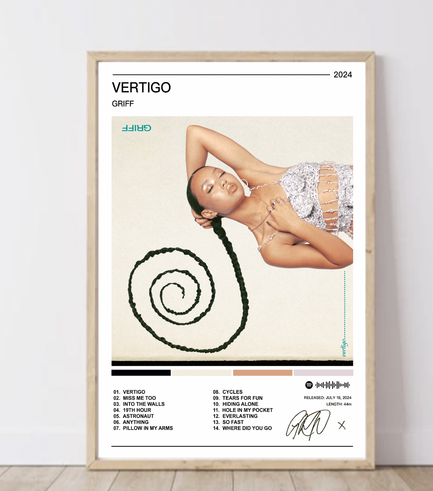 Griff | Vertigo Album Poster