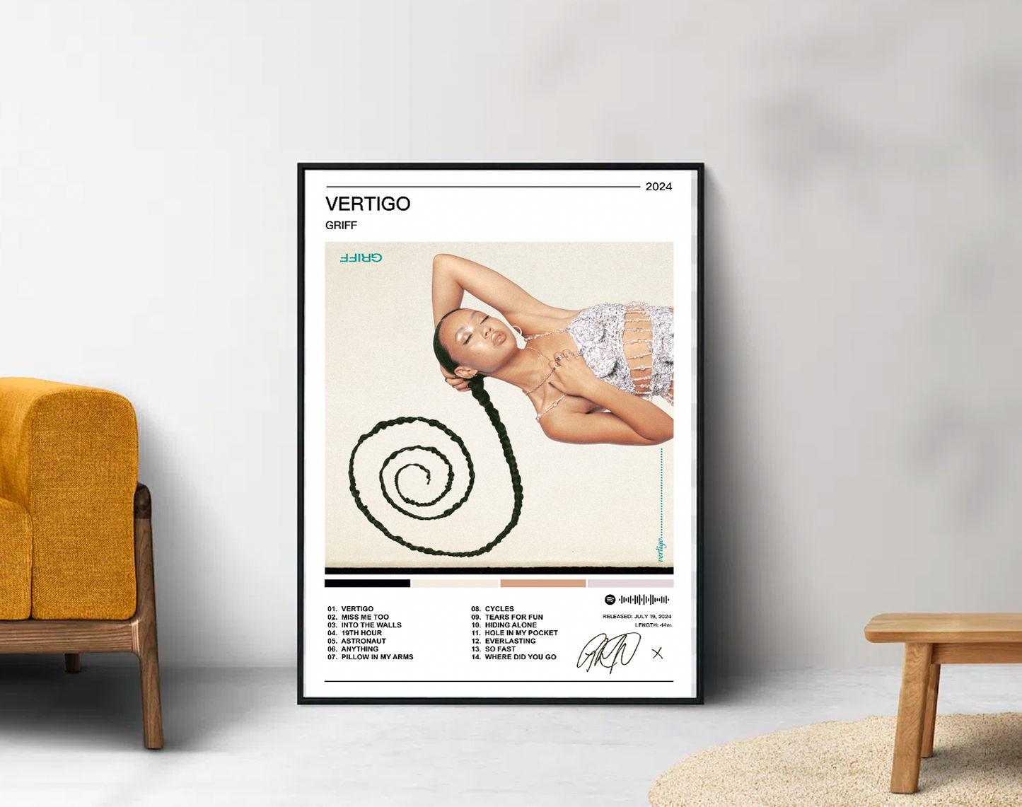 Griff | Vertigo Album Poster