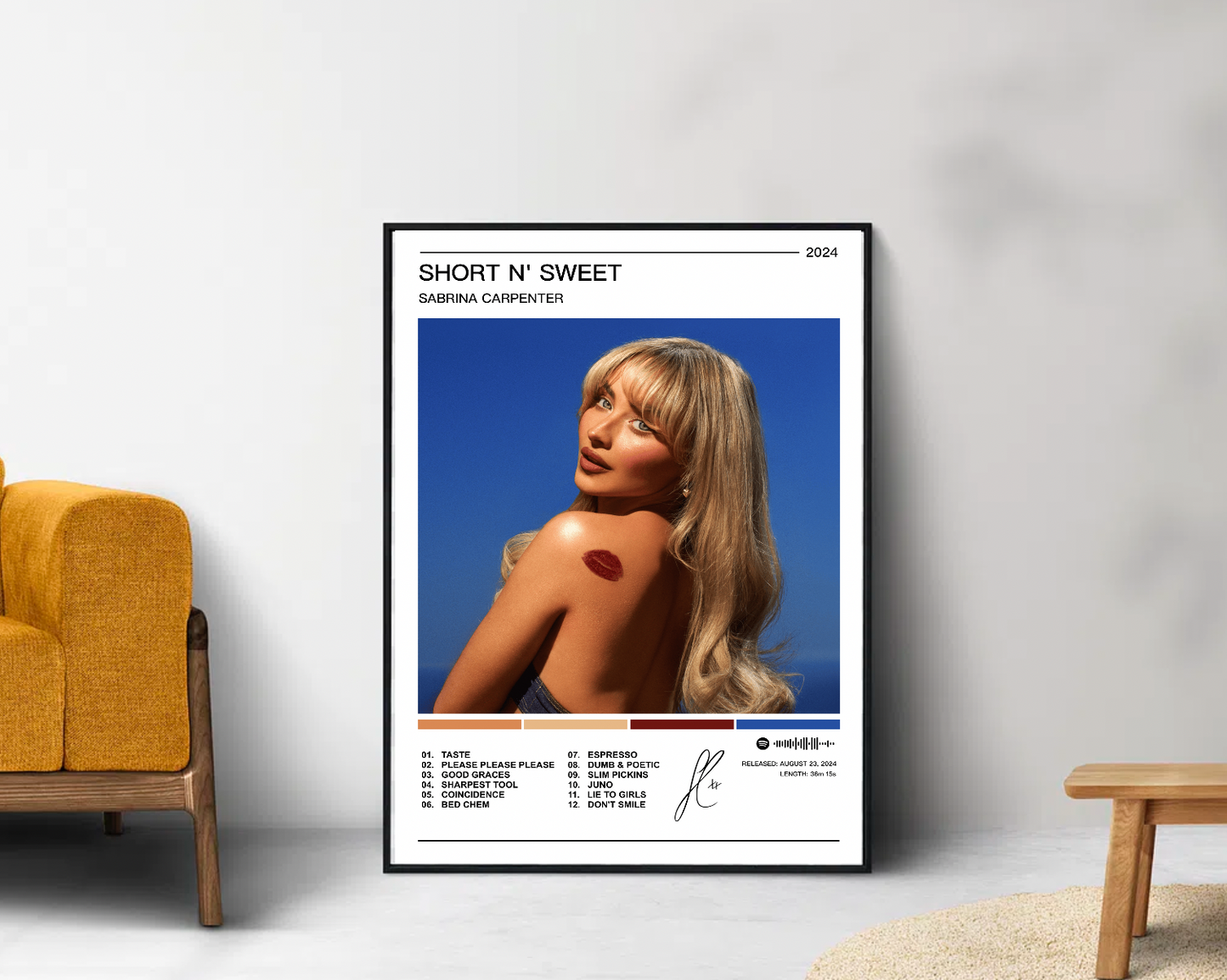 Sabrina Carpenter | Short n' Sweet Album Poster
