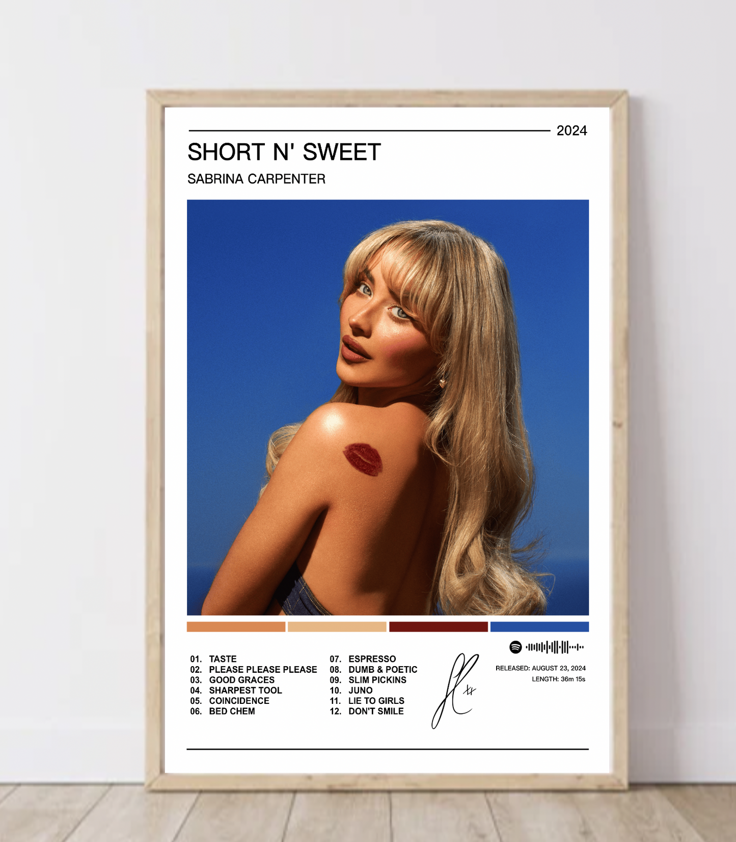 Sabrina Carpenter | Short n' Sweet Album Poster