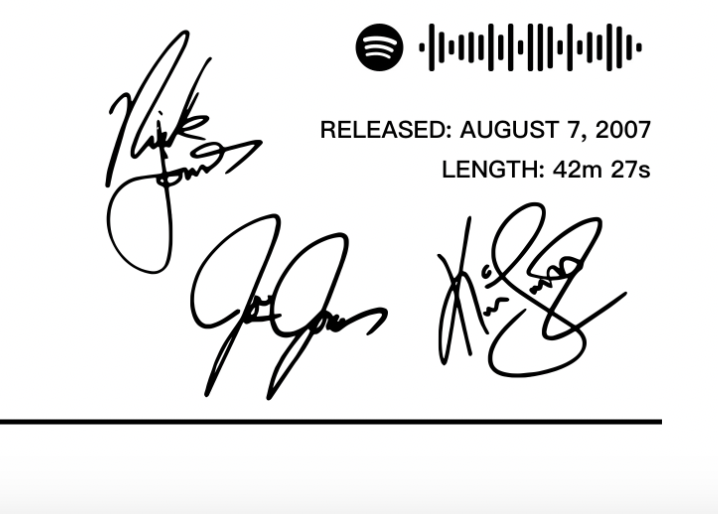 Jonas Brothers | Jonas Brothers Album Poster