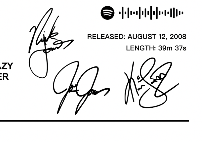 Jonas Brothers | A Little Bit Longer Album Poster