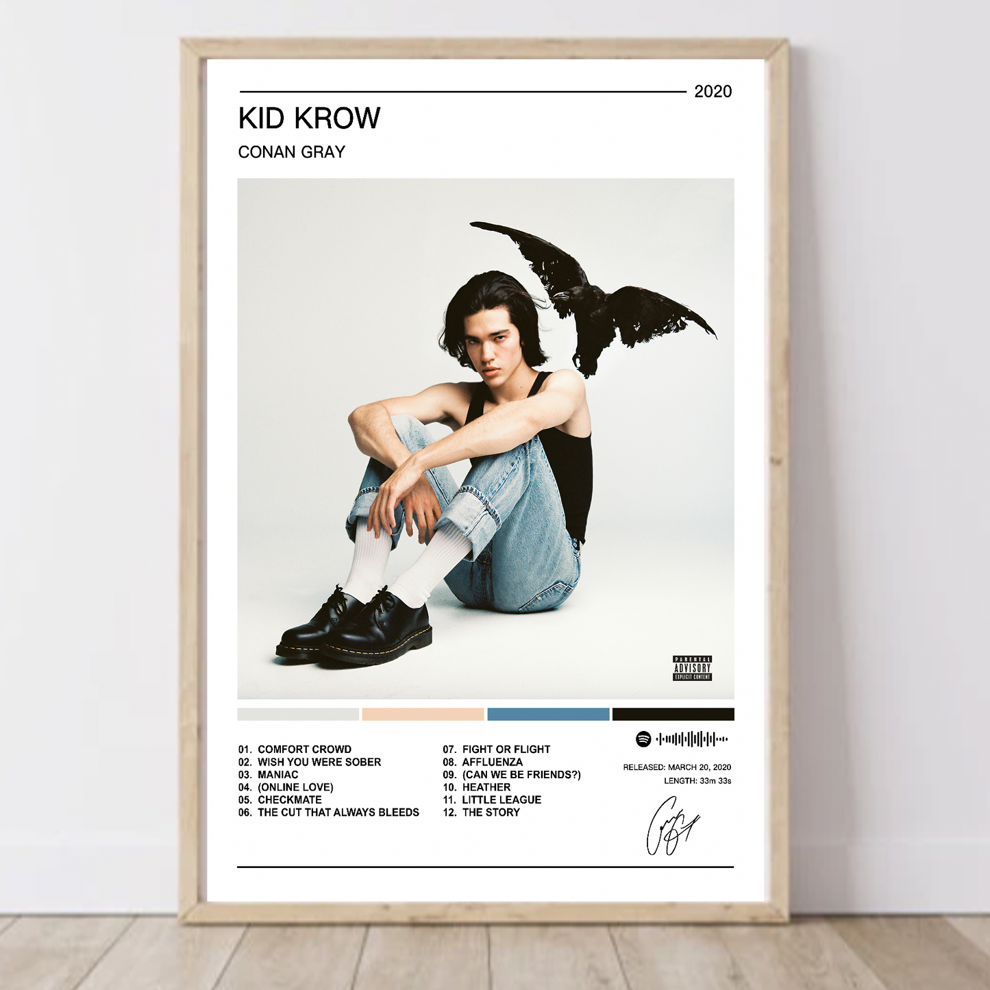 Conan Gray | Kid Krow Album Poster