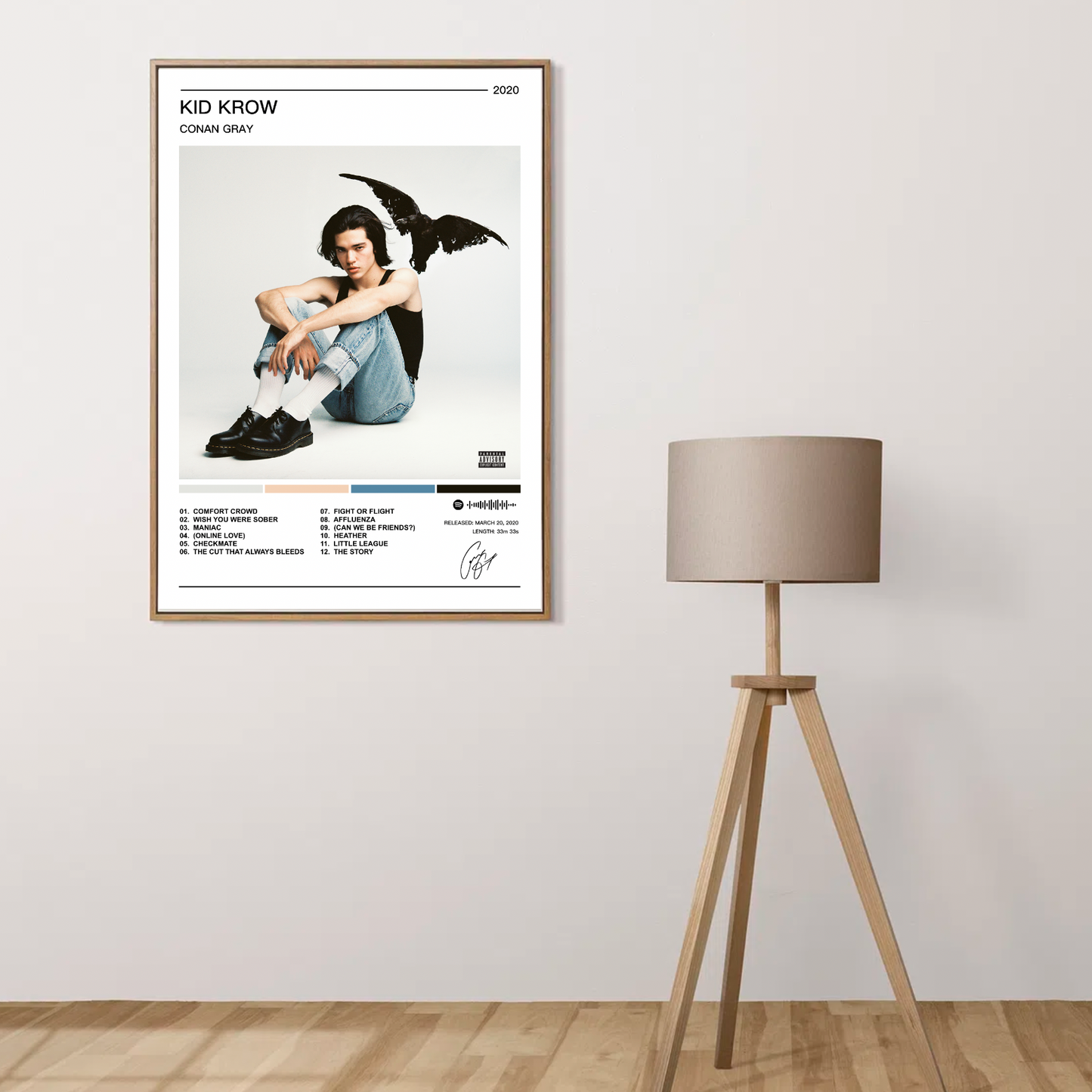 Conan Gray | Kid Krow Album Poster
