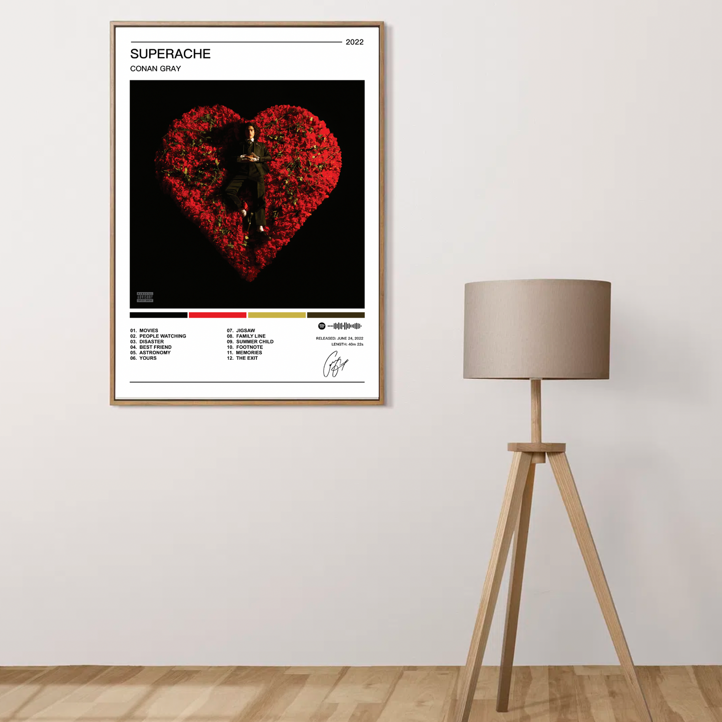 Conan Gray | Superache Album Poster