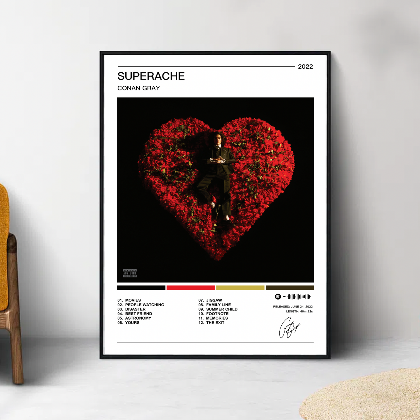 Conan Gray | Superache Album Poster