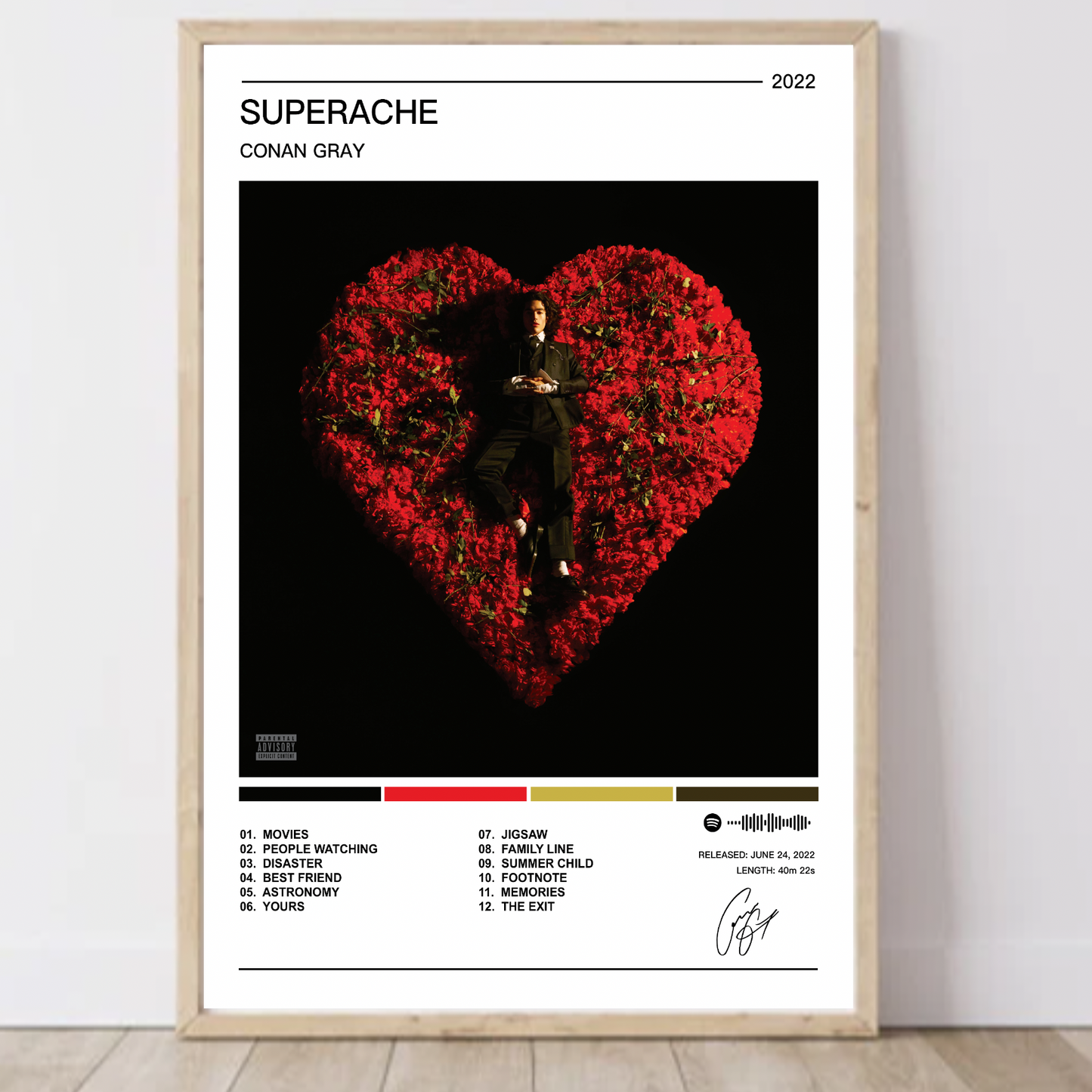 Conan Gray | Superache Album Poster