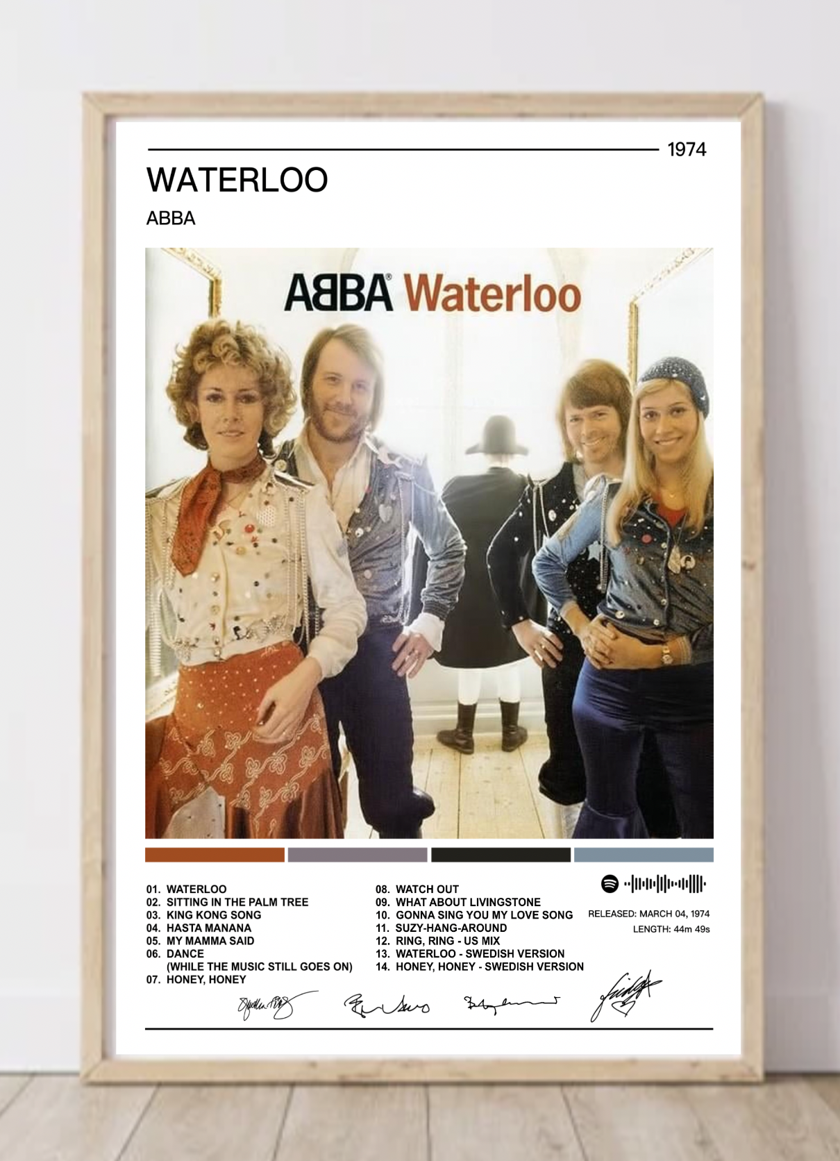 ABBA | Waterloo Album Poster