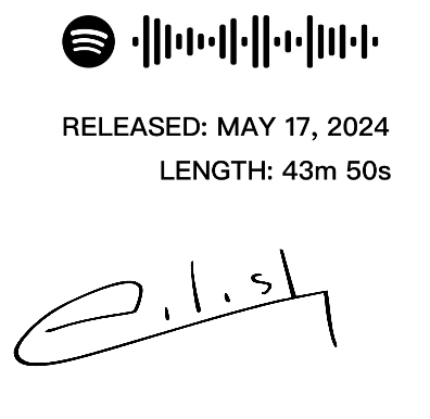 Billie Eilish | Hit Me Hard And Soft Album Poster