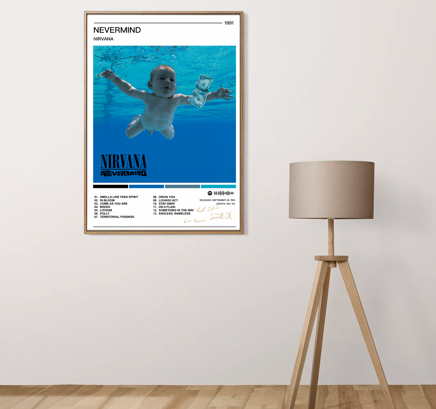 Nirvana | Nevermind Album Poster