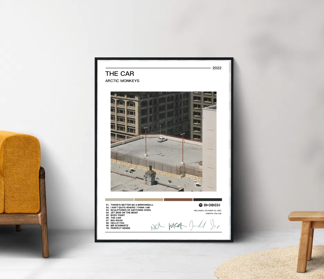 Arctic Monkeys | The Car Album Poster