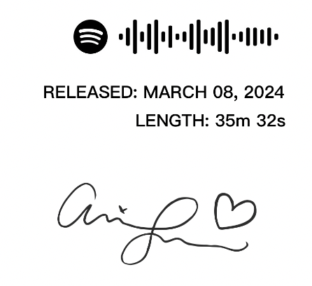 Ariana Grande | Eternal Sunshine Album Poster