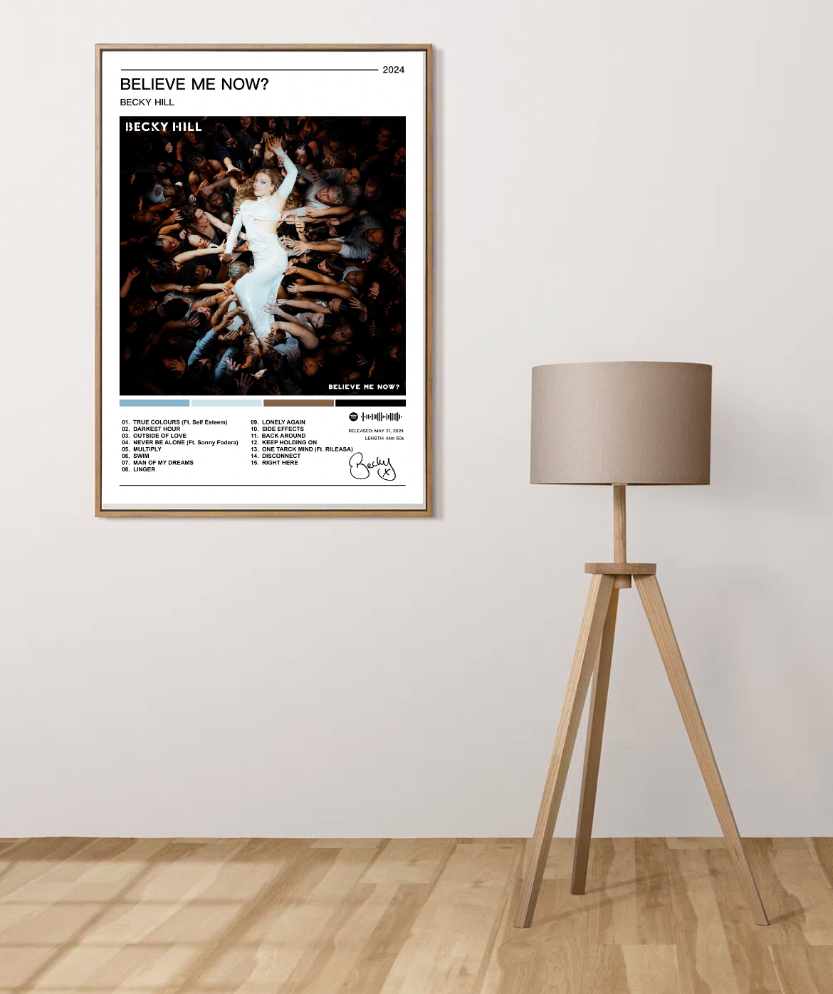 Becky Hill | Believe Me Now? Album Poster