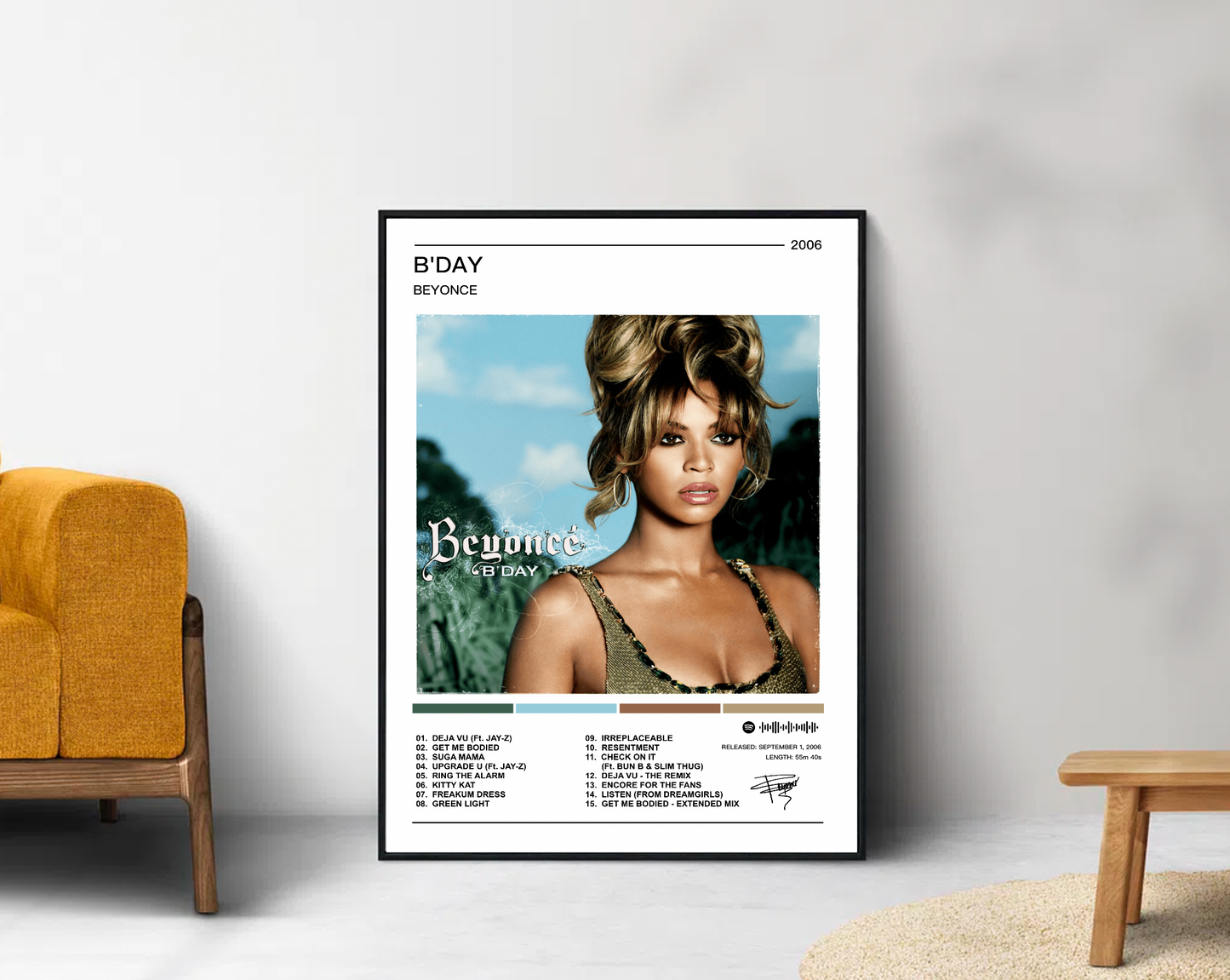 Beyonce | B'Day Album Poster