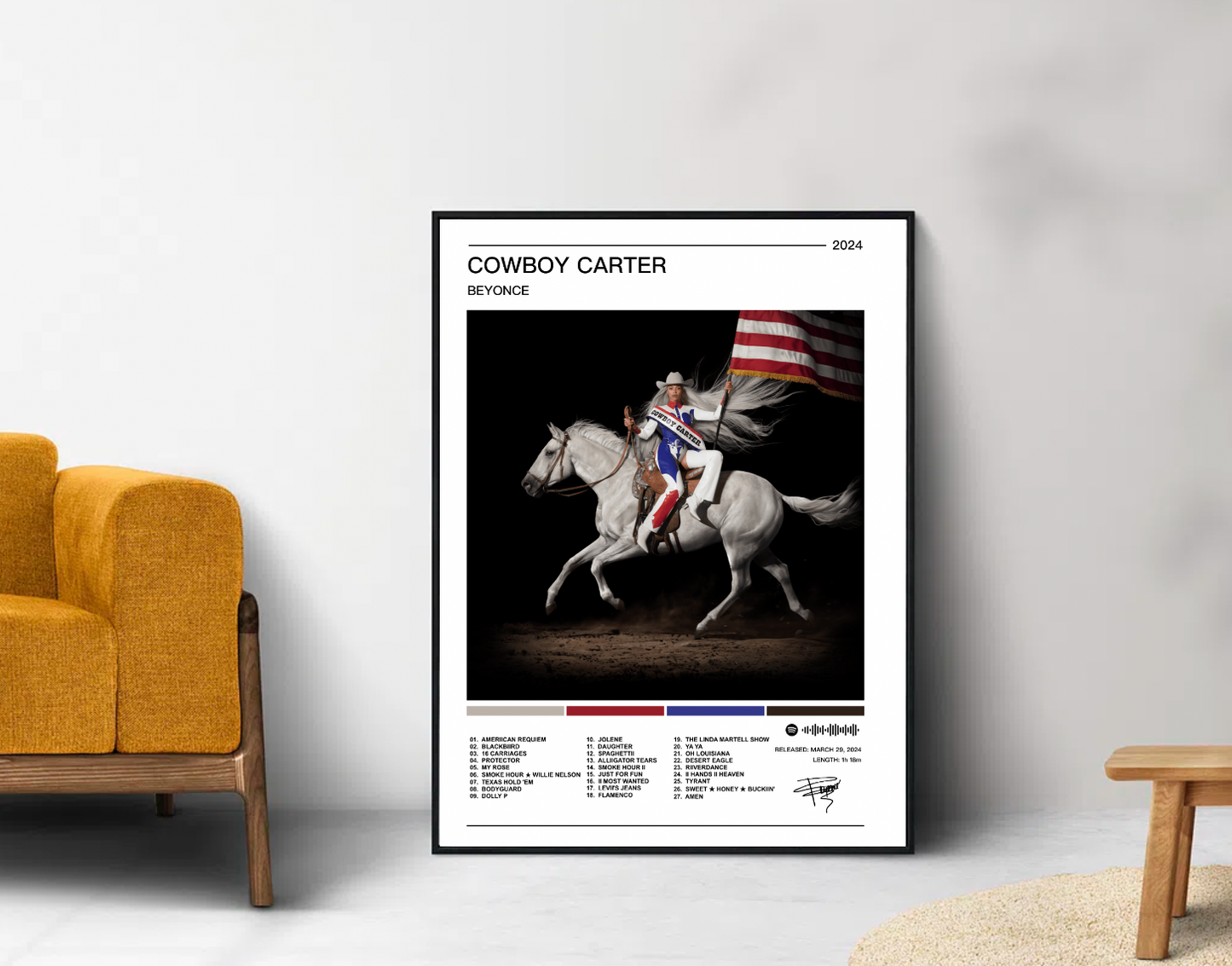 Beyonce | Cowboy Carter Album Poster