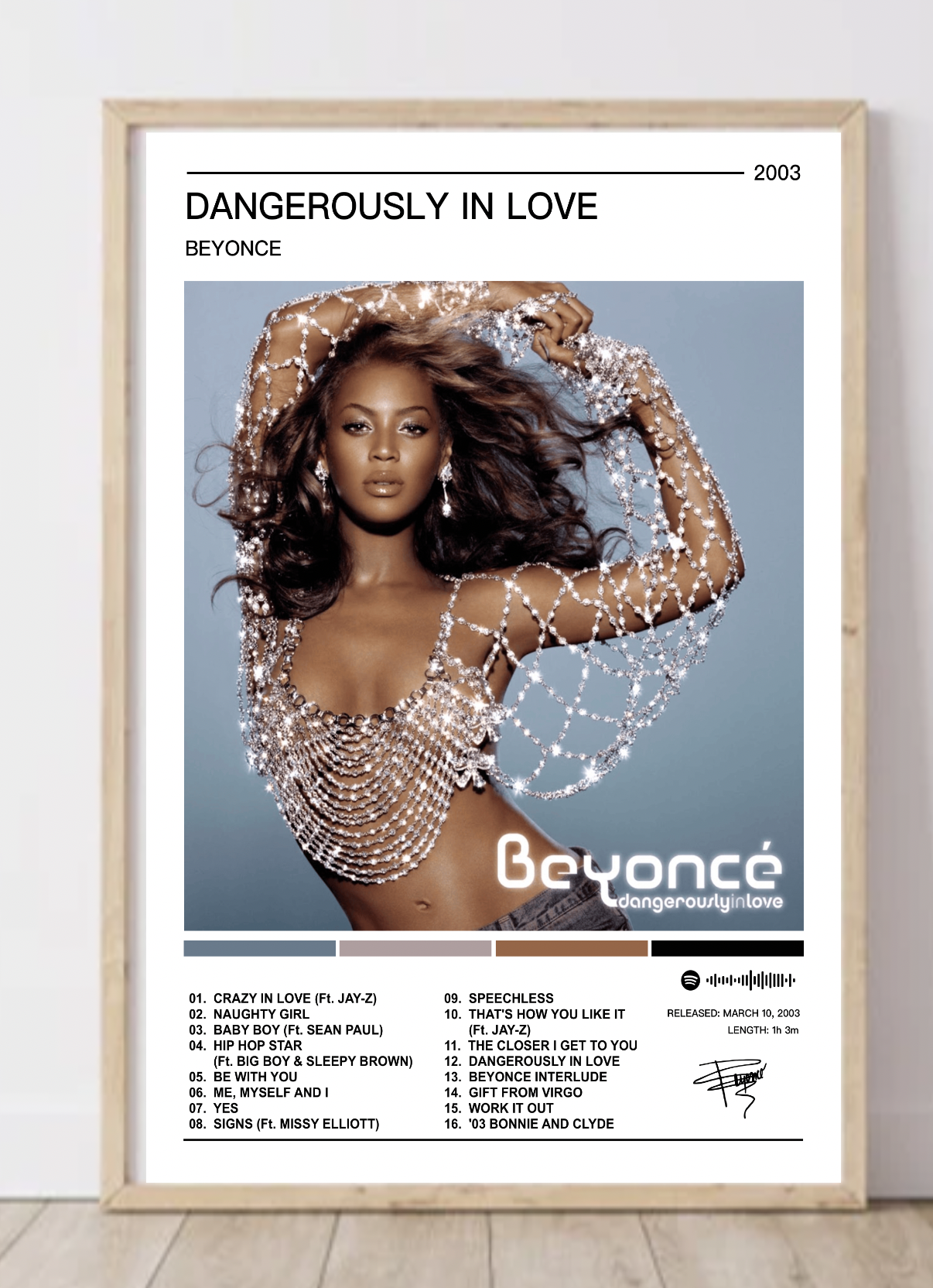 Beyonce | Dangerously in Love Album Poster – ArtyPrints Beyonce | Dangerously in Love Album Poster – ArtyPrints