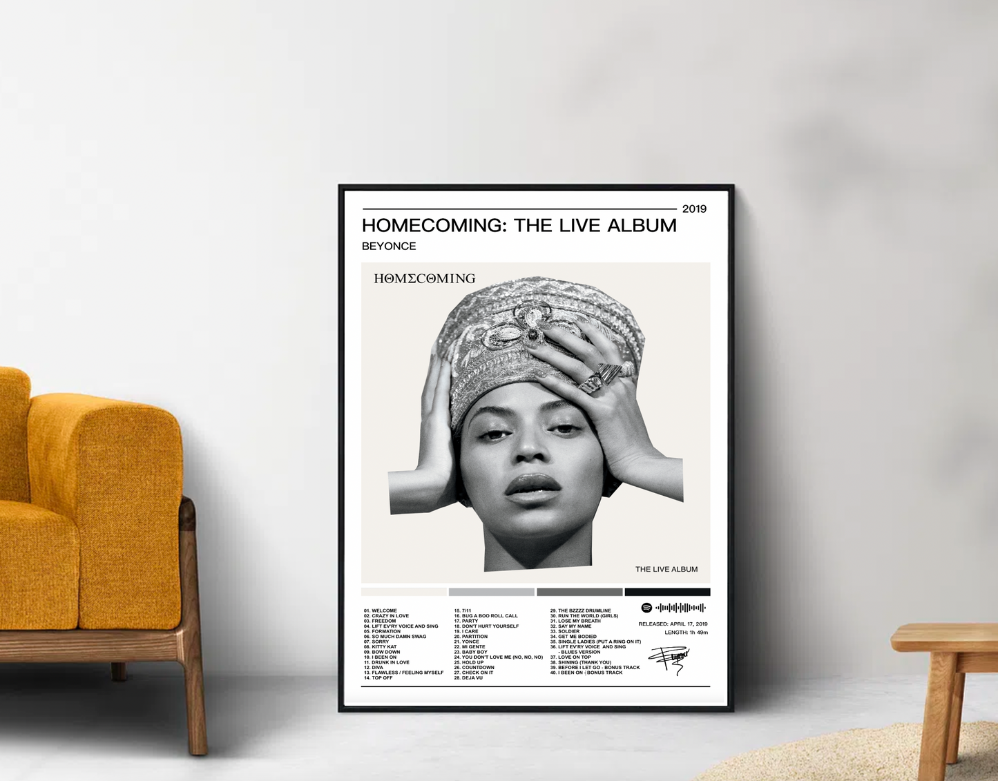 Beyonce | Homecoming Album Poster
