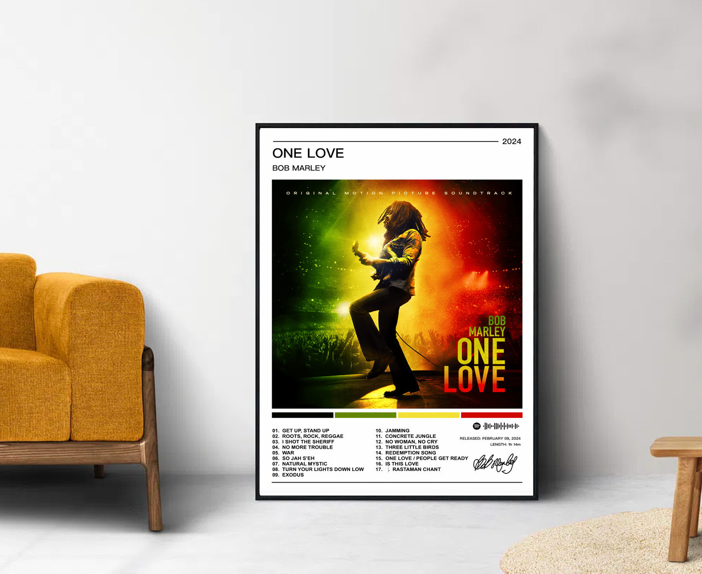 Bob Marley | One Love Album Poster