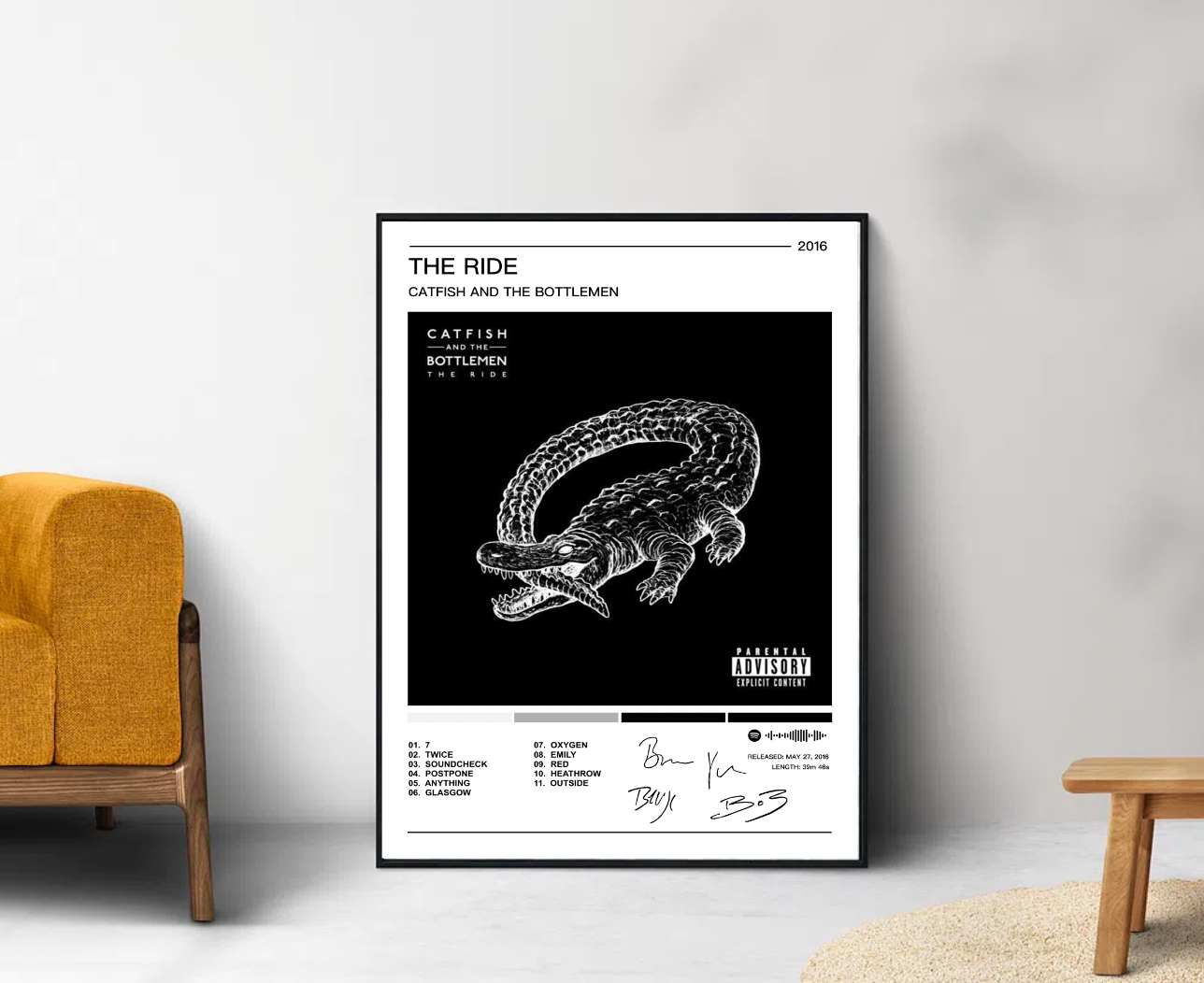 Catfish and the Bottlemen | The Ride Album Poster