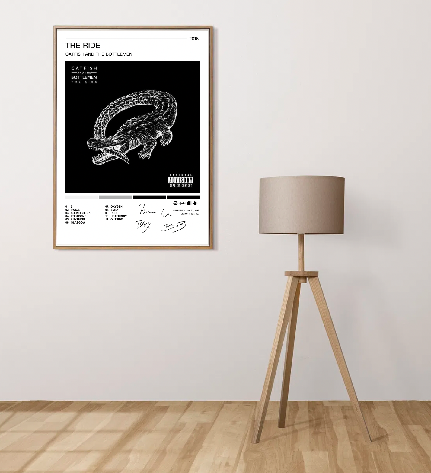 Catfish and the Bottlemen | The Ride Album Poster