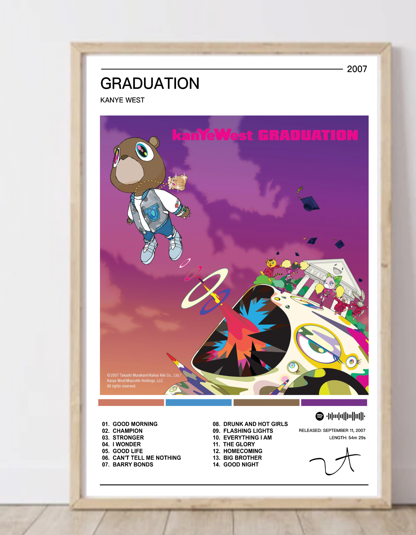 Kanye West | Graduation Album Poster