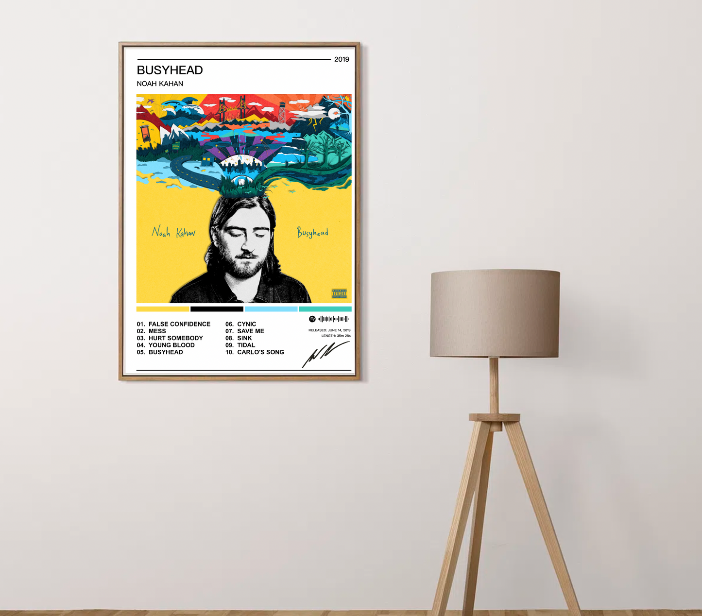 Noah Kahan | Busyhead Album Poster