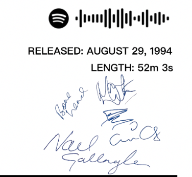 Oasis | Definitely Maybe Album Poster