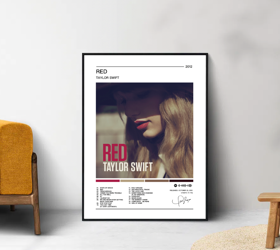 Taylor Swift | Red Album Poster