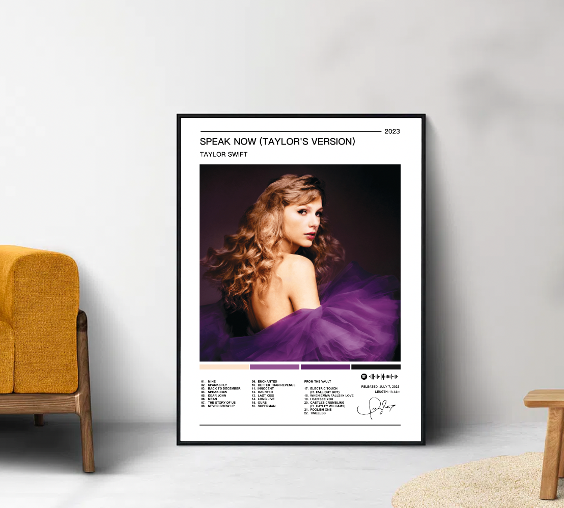 Taylor Swift | Speak Now (Taylors Version) Album Poster