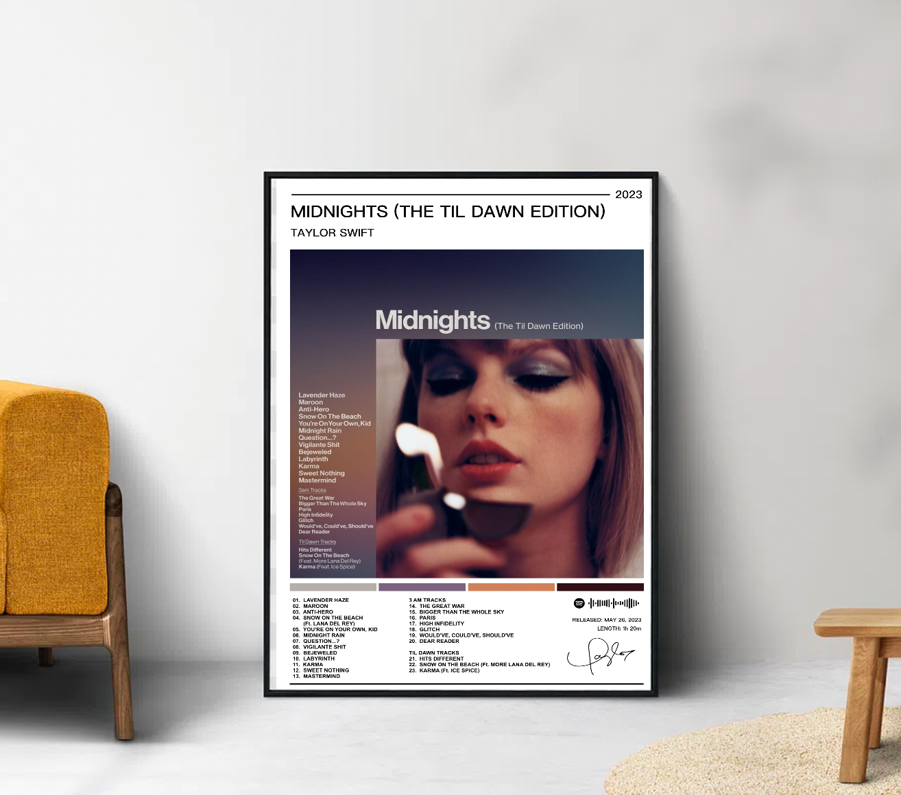 Taylor Swift | Midnights (The Til Dawn Edition) Poster