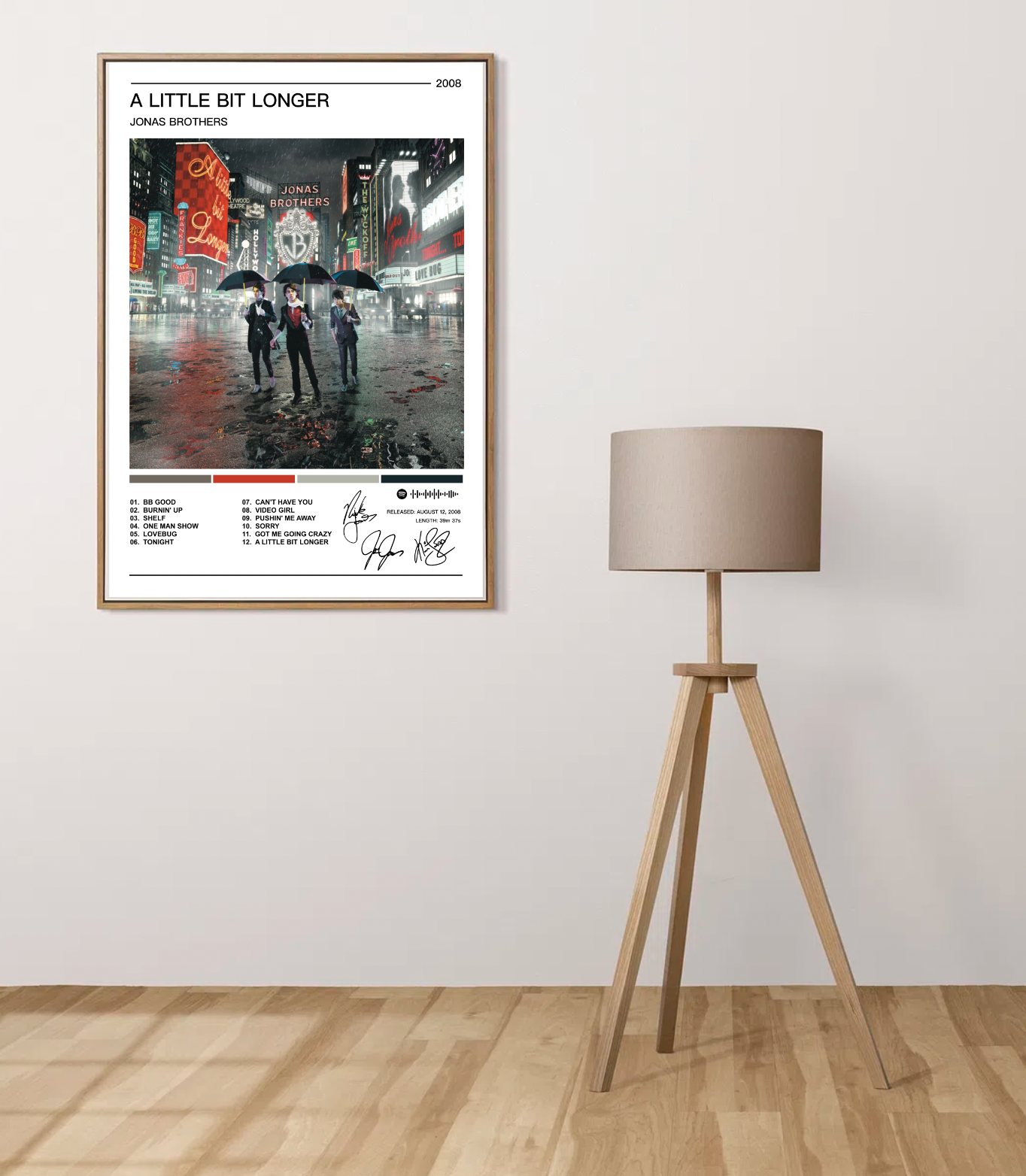 Jonas Brothers |  A Little Bit Longer Album Poster