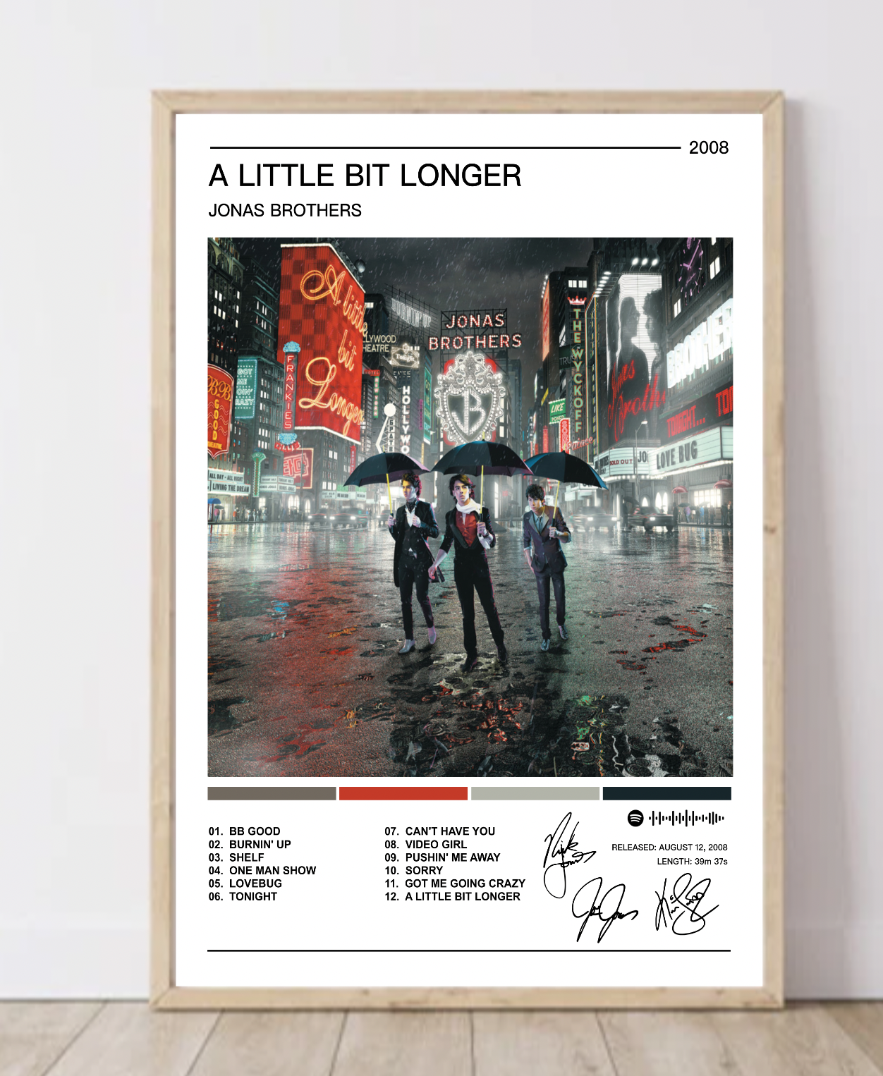 Jonas Brothers |  A Little Bit Longer Album Poster