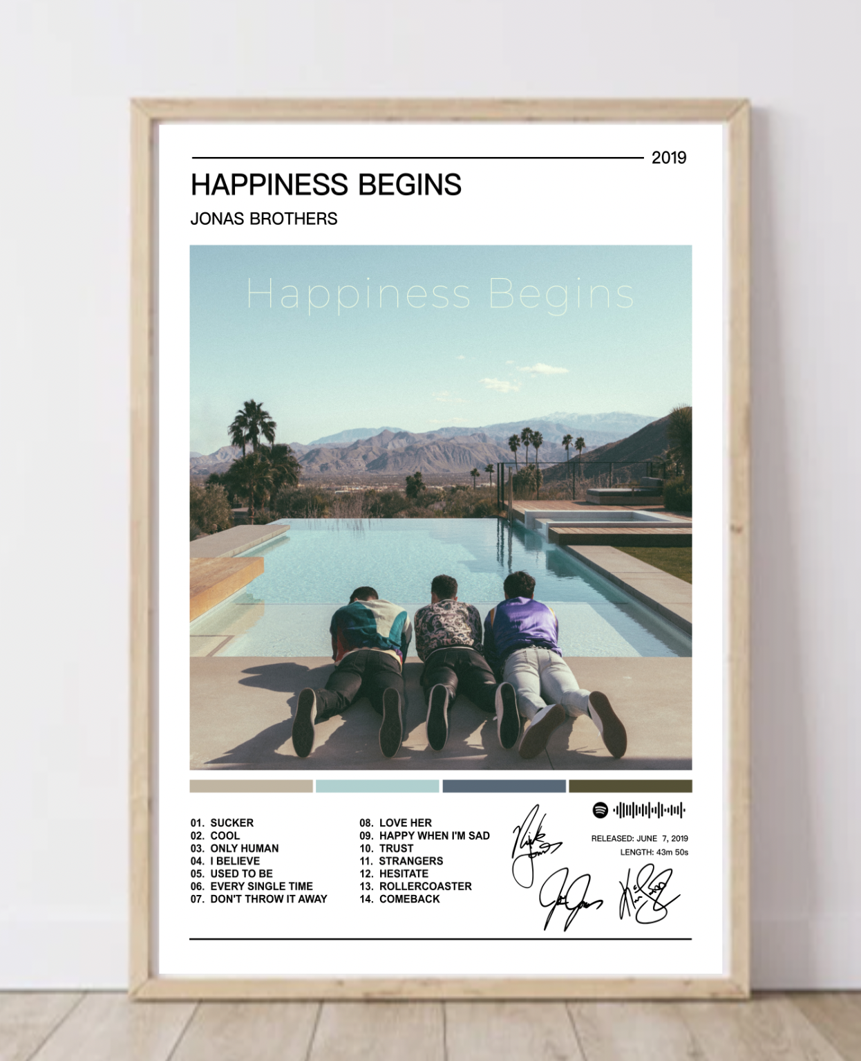 Jonas Brothers | Happiness Begins Album Poster