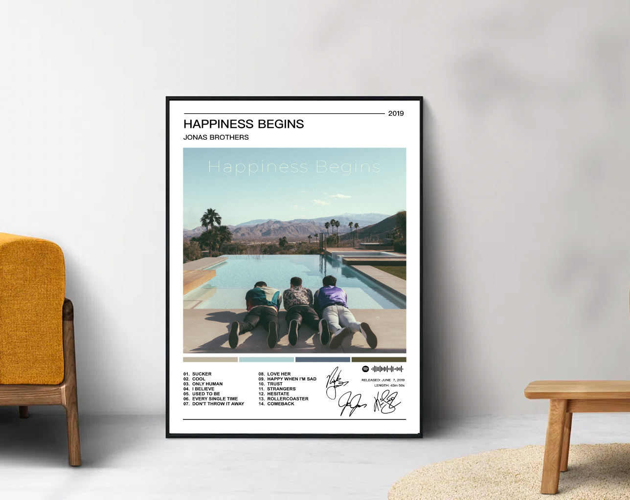 Jonas Brothers | Happiness Begins Album Poster