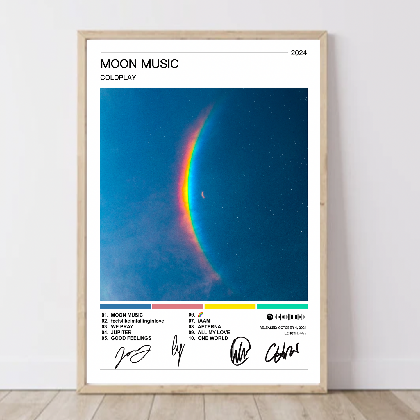 Coldplay |  Moon Music Album Poster