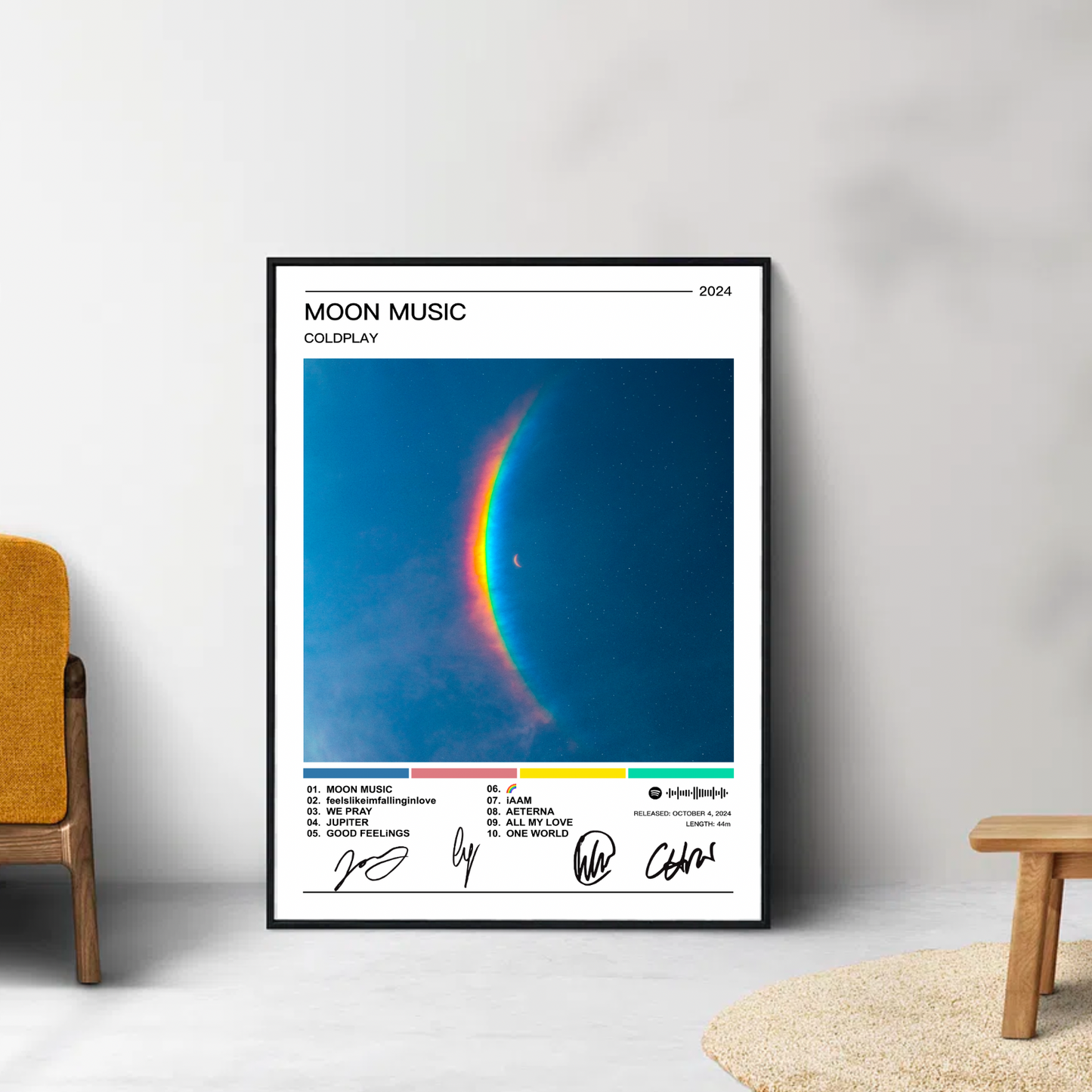 Coldplay |  Moon Music Album Poster