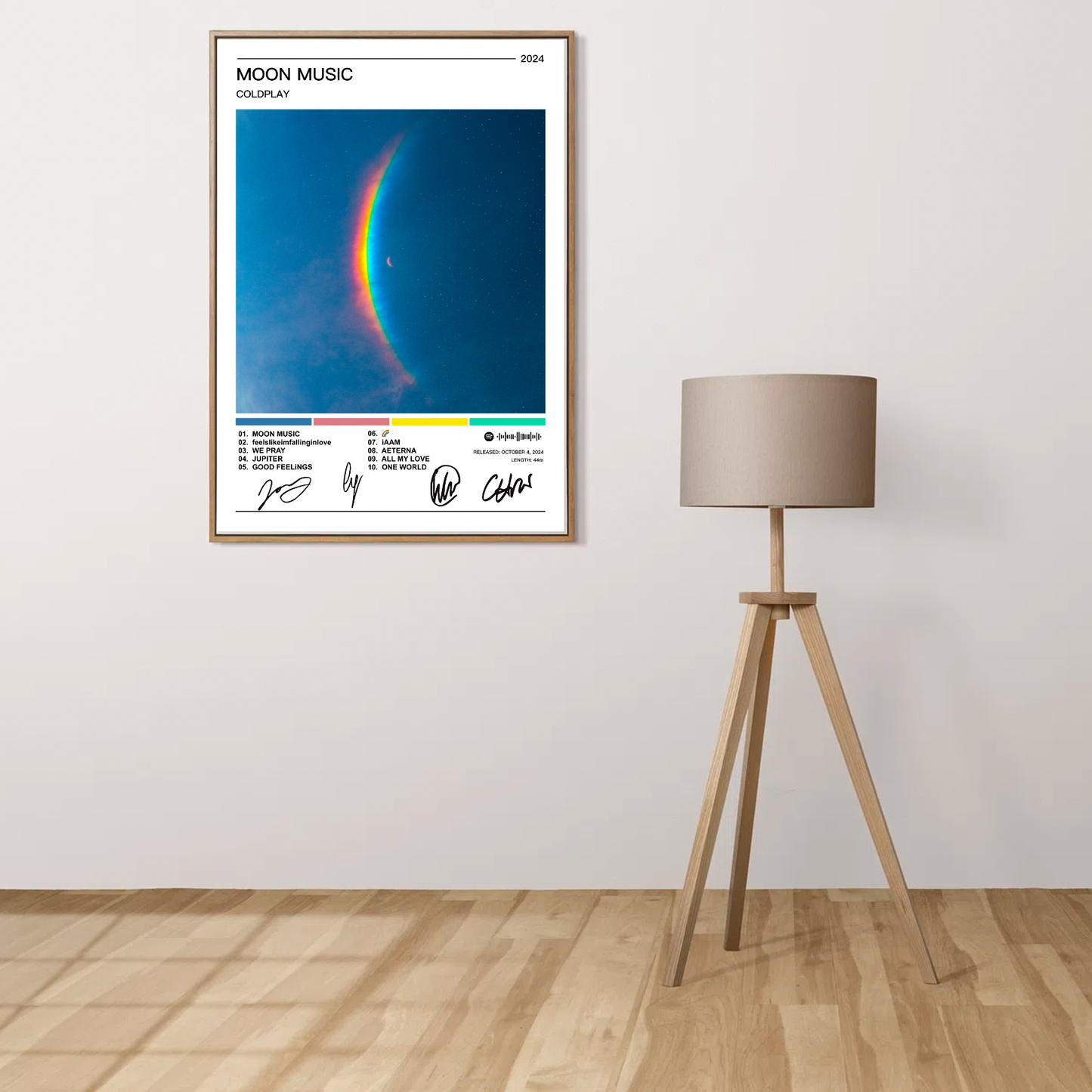 Coldplay |  Moon Music Album Poster
