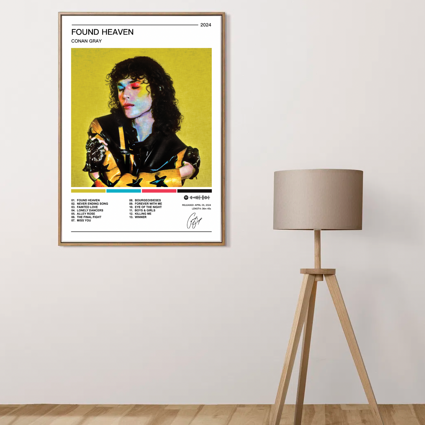 Conan Gray |  Found Heaven Album Poster