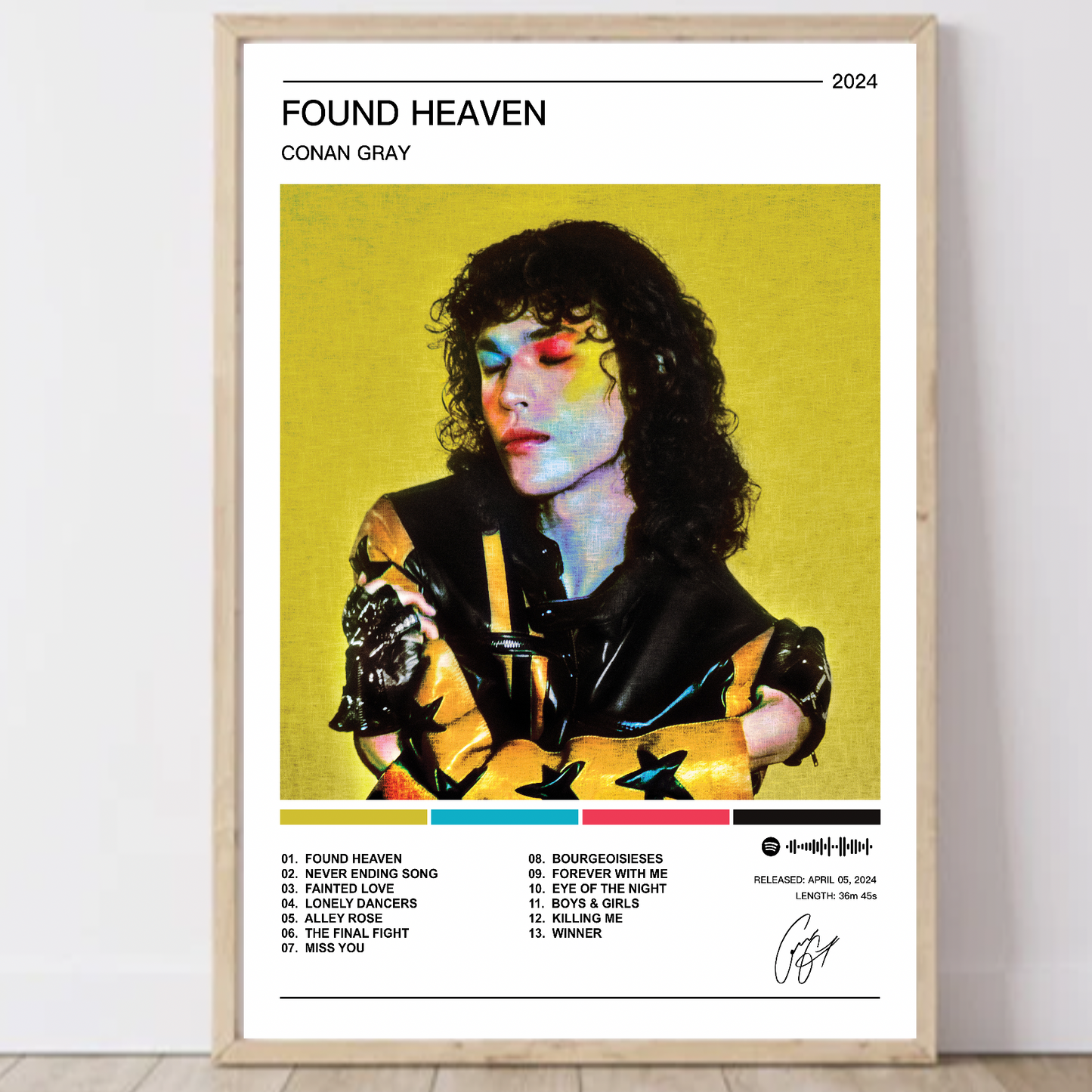 Conan Gray |  Found Heaven Album Poster