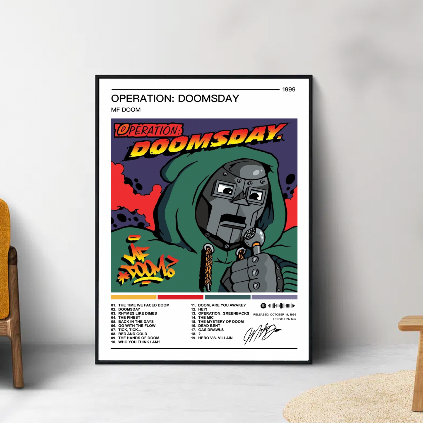MF Doom | Operation Doomsday Album Poster