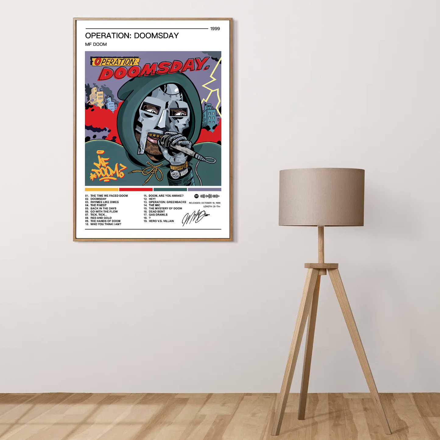 MF Doom | Operation Doomsday - Re-issue Album Poster