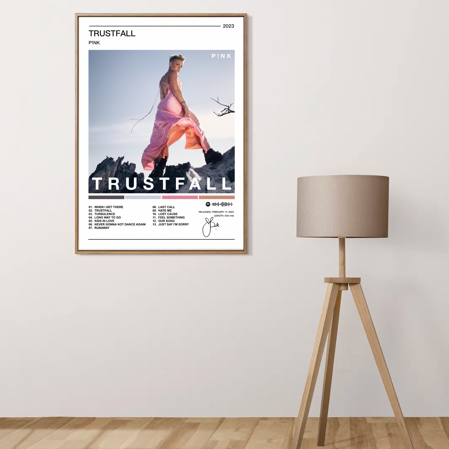 P!nk | Trustfall Album Poster