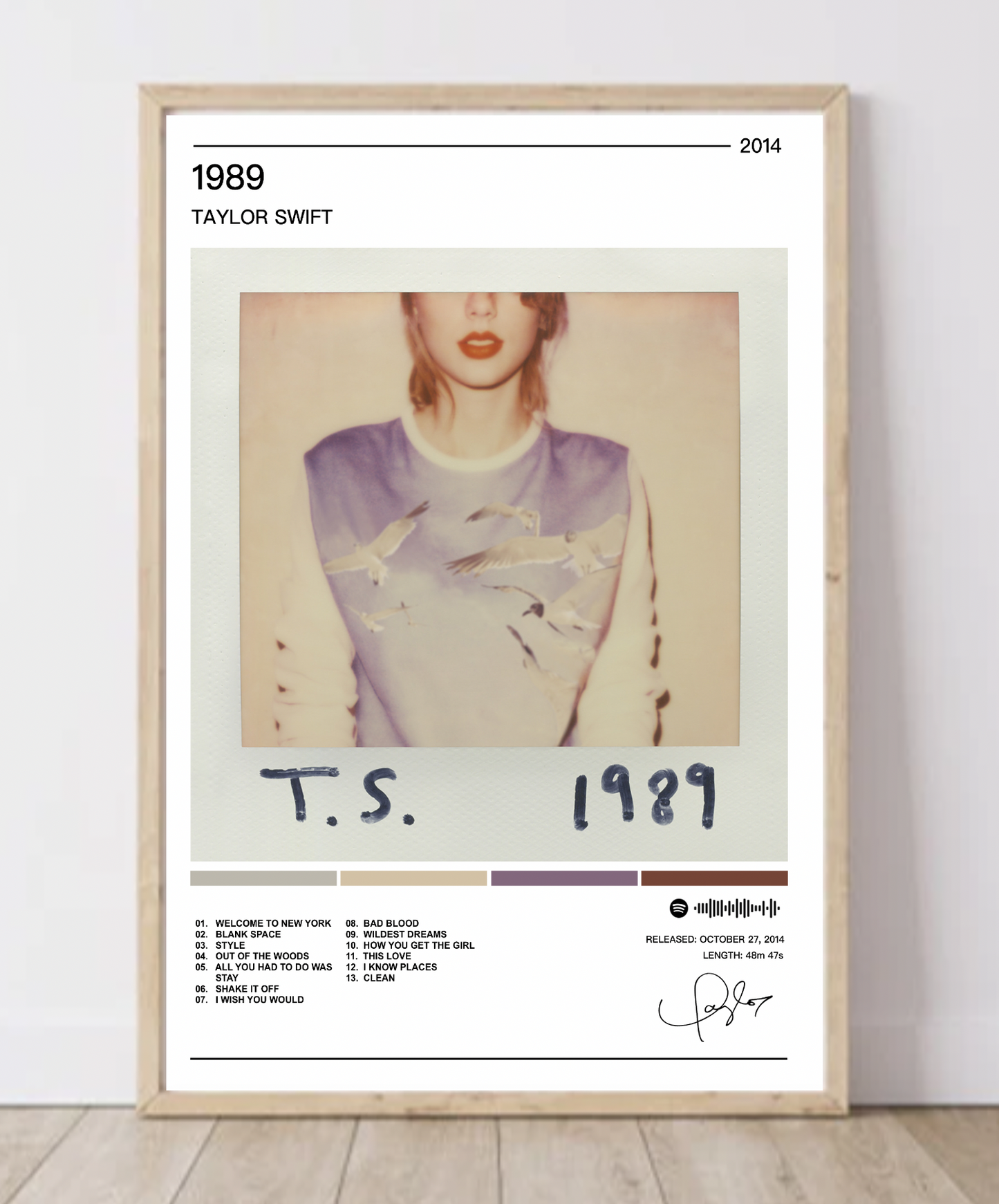 Taylor Swift |  1989 Album Poster