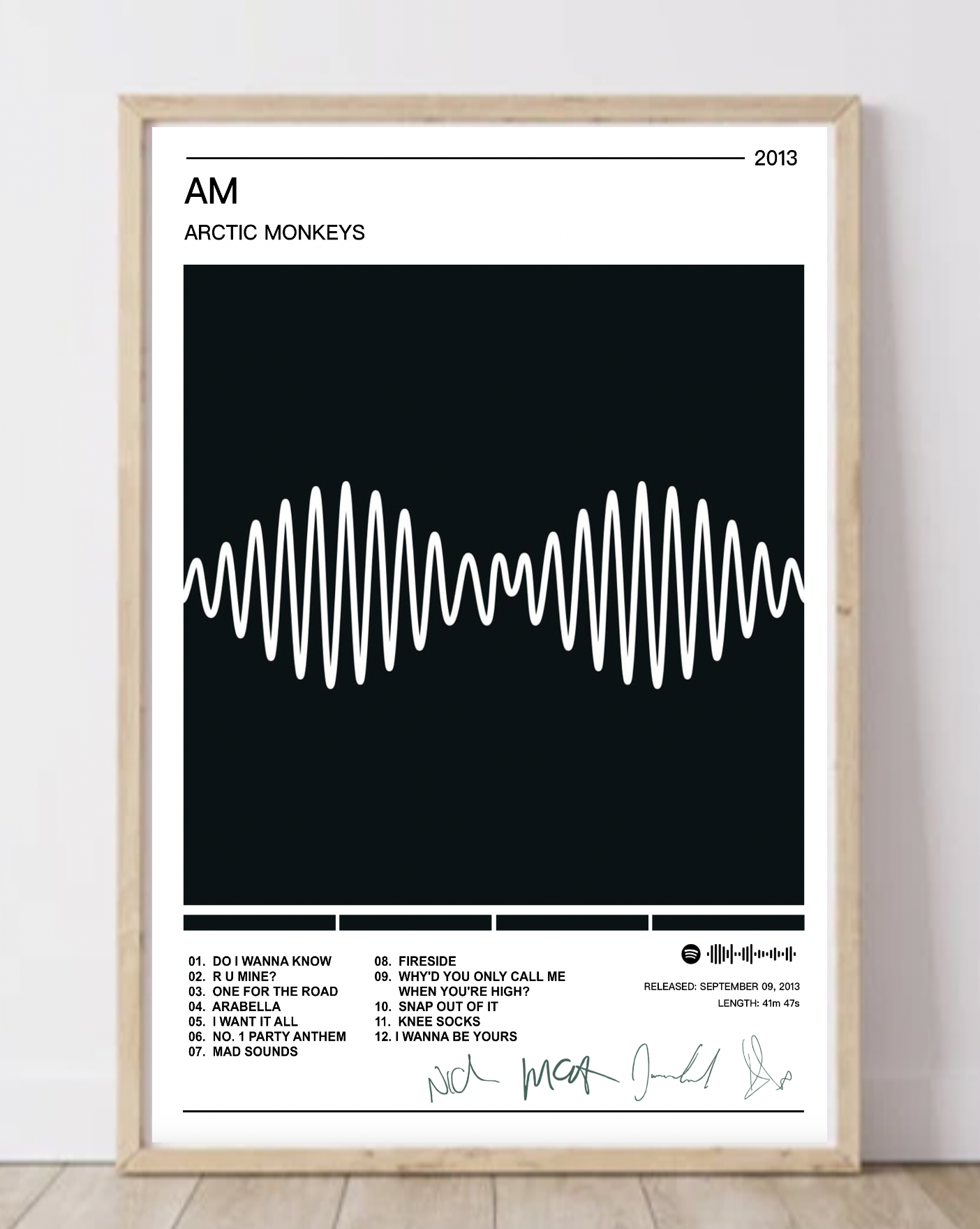 Arctic Monkeys |  AM Album Poster