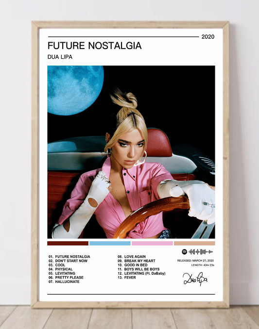 Dua Lipa | Future Nostalgia Album Poster