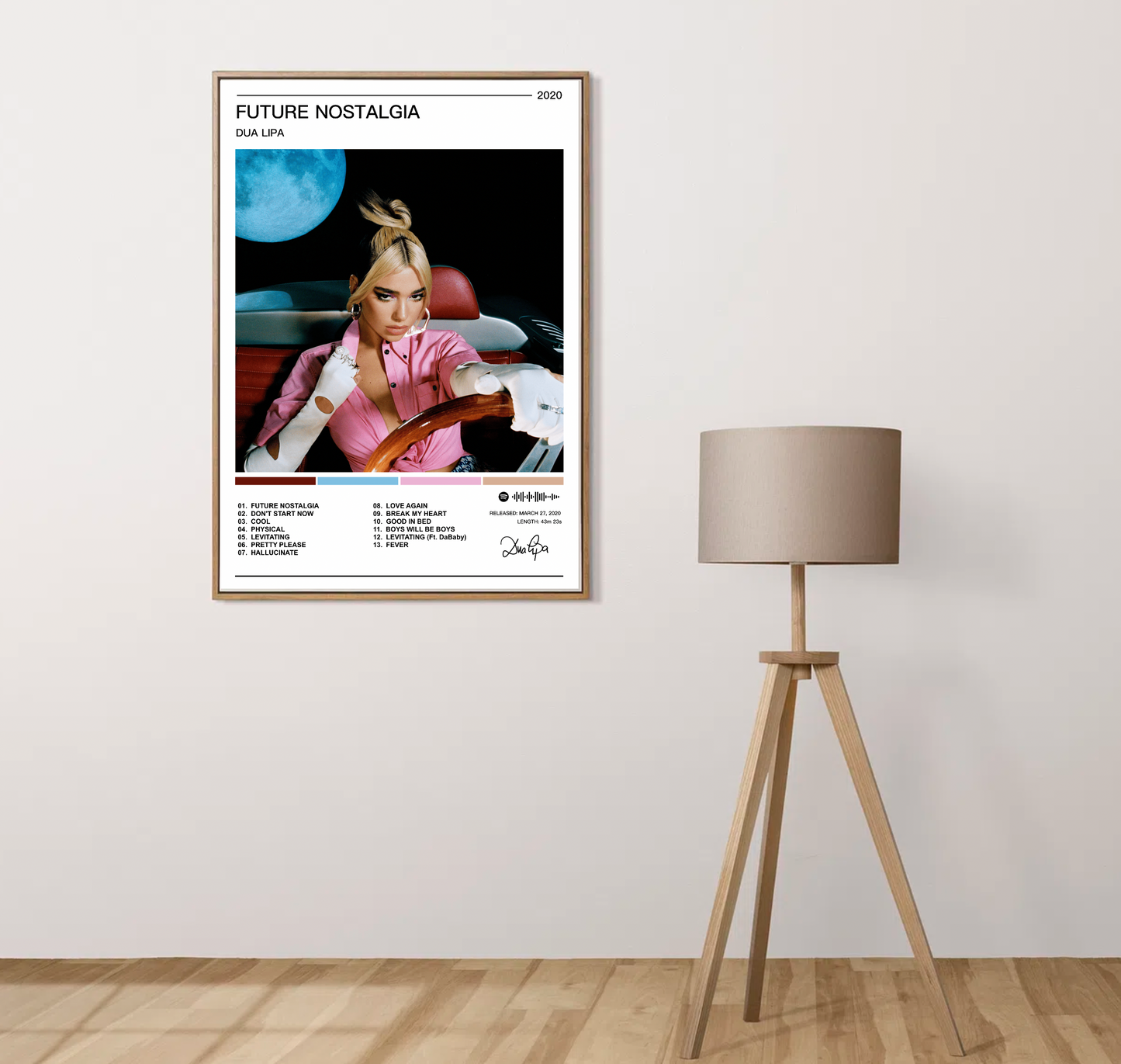 Dua Lipa | Future Nostalgia Album Poster