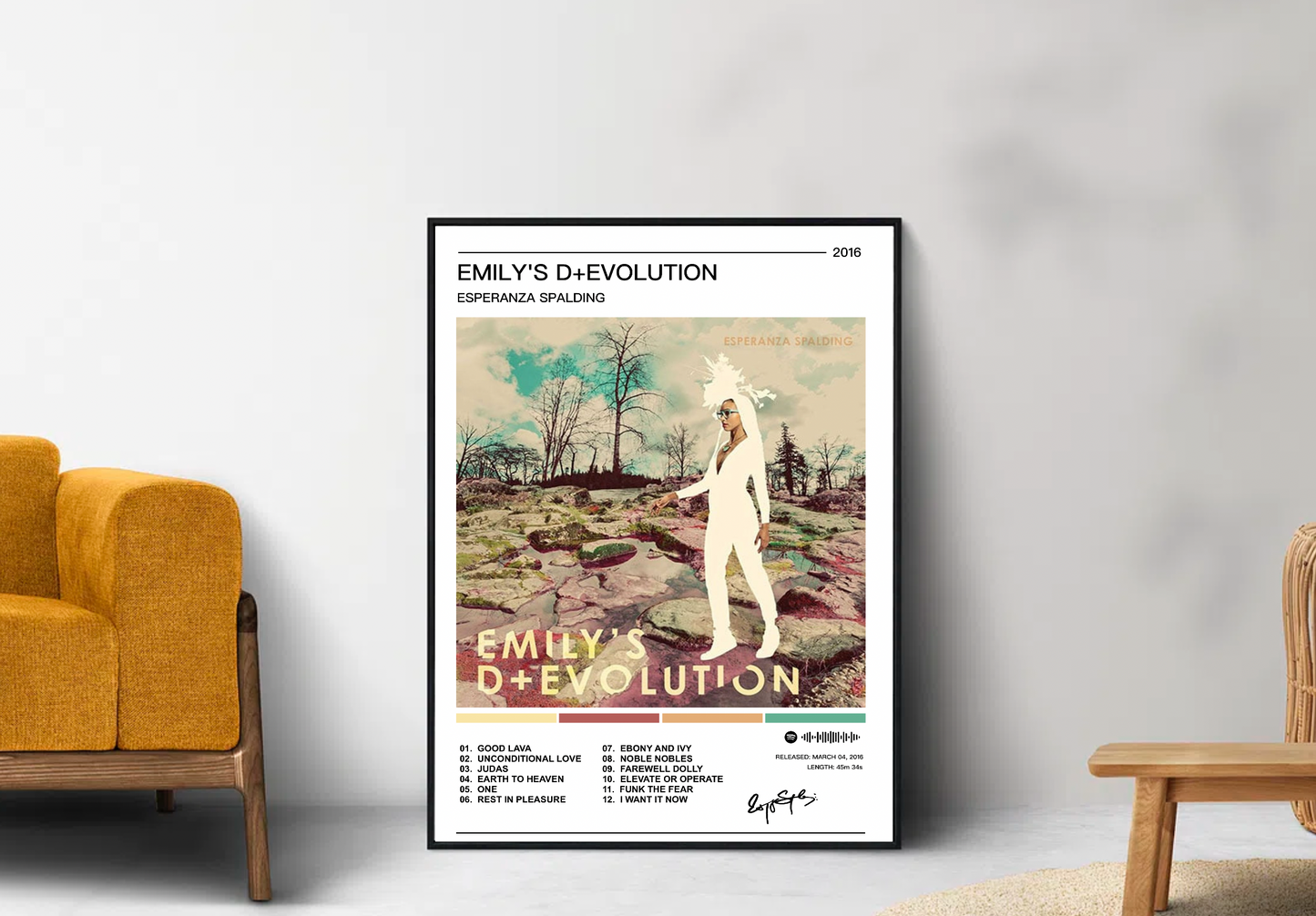 Esperanza Spalding | Emily's D+ Evolution  Album Poster