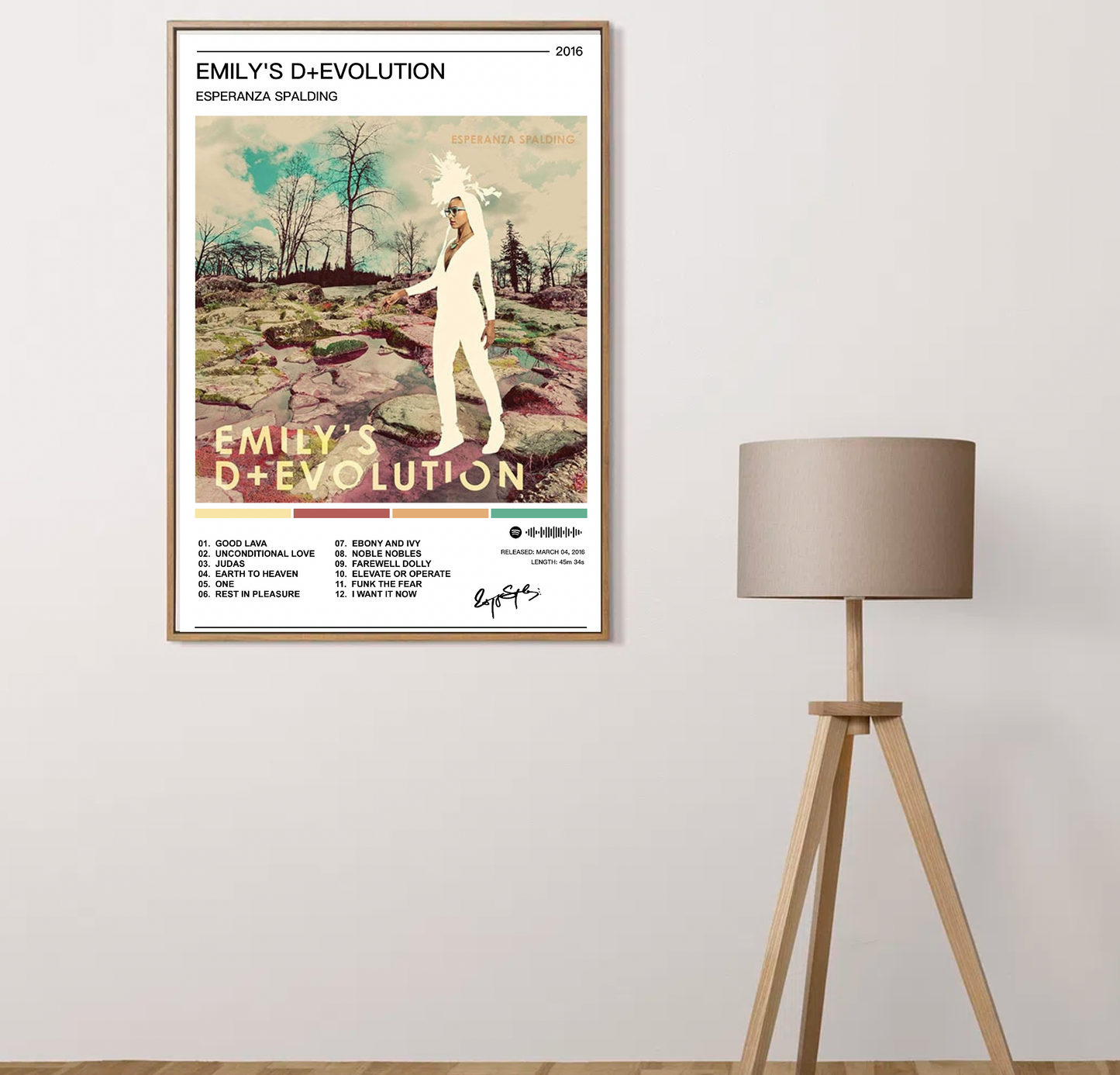 Esperanza Spalding | Emily's D+ Evolution  Album Poster