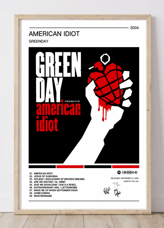 Greenday |  American Idiot Album Poster