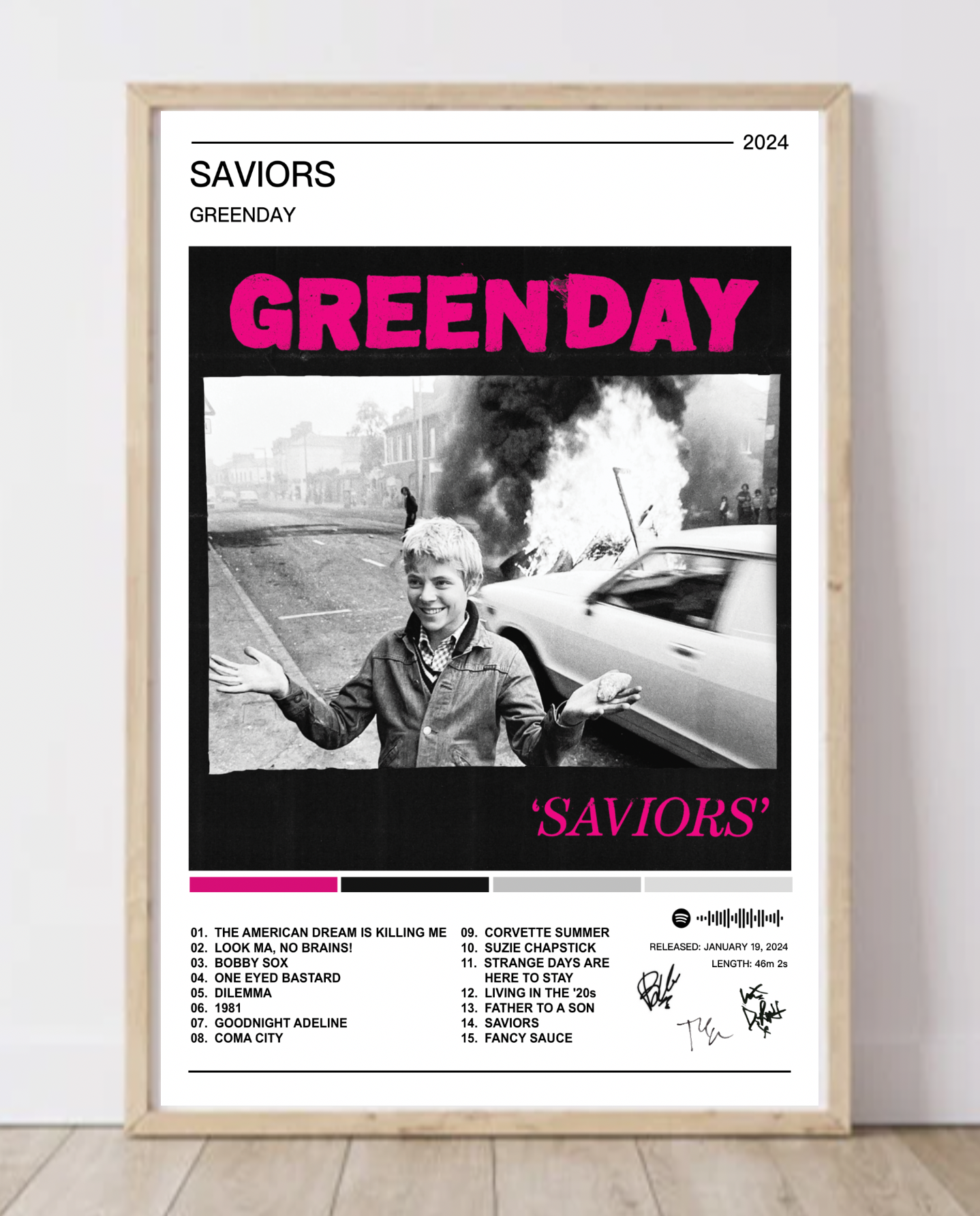 Greenday |  Saviors Album Poster